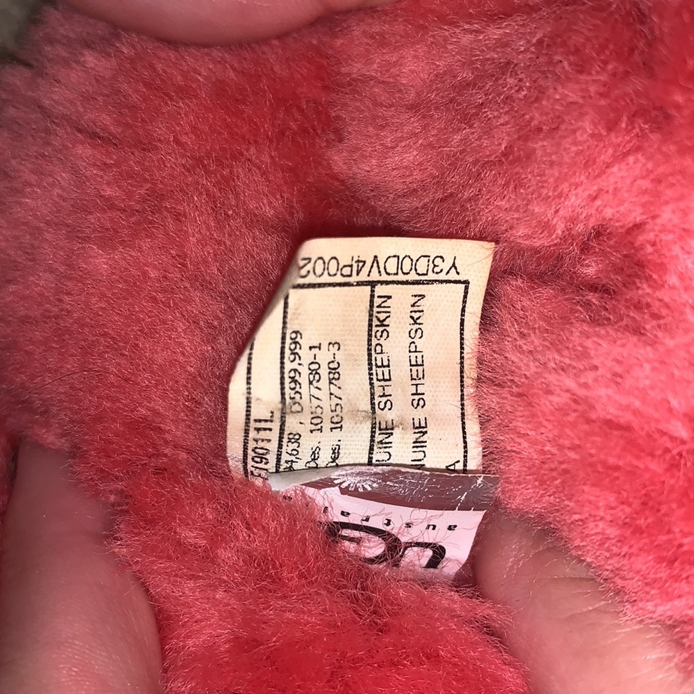 Pink UGG Mini w/ Button - Picture 5 of 7